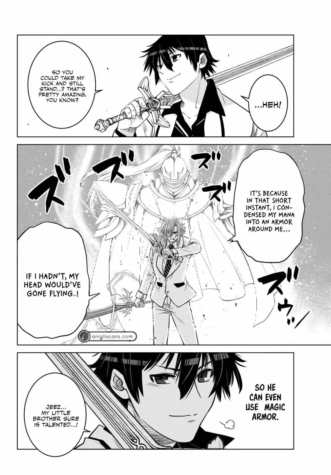 Ochikobore Datta Ani Ga Jitsuha Saikyou: Shijou Saikyou No Yuusha Wa Tensei-shi, Gakuen De Mujikaku Ni Musou Suru Chapter 14 28